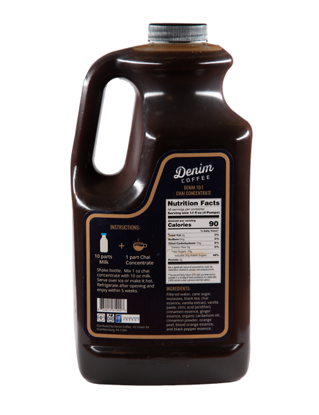 Denim Coffee Chai 10:1 Super Concentrate - 64oz