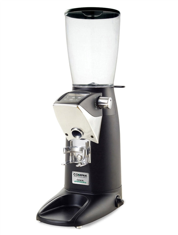 Compak F10 Fresh - Black w/ large hopper - Denim Coffee Company
