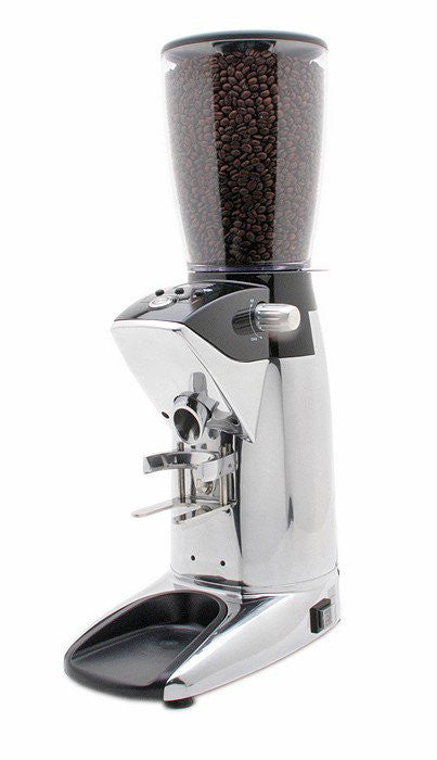 Compak F8 Fresh - Polished Aluminum w/ large hopper - Denim Coffee Company