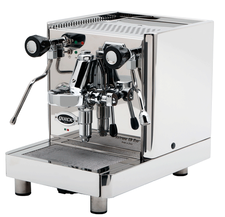 Quick Mill Vetrano 2B Evo Espresso Machine New PID and shot timer an Denim Coffee
